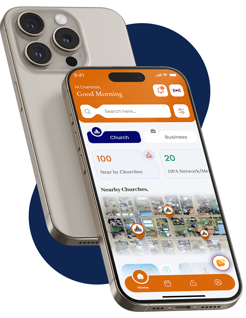 Kingdom Plugin mobile app on a phone